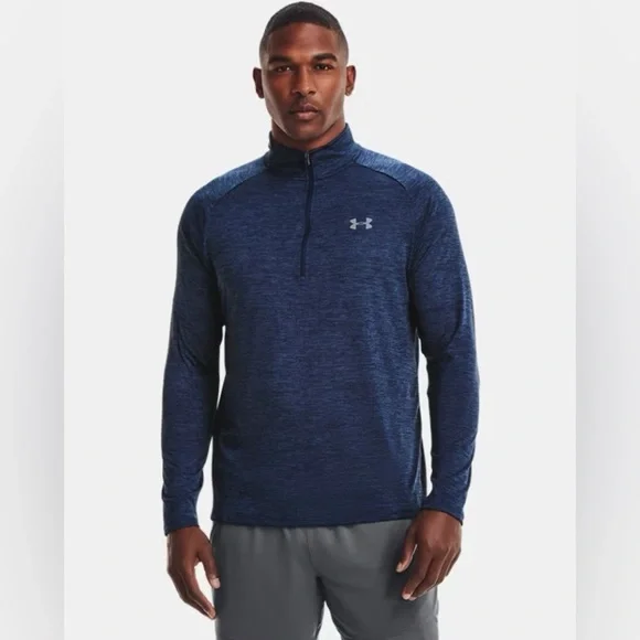 NWT Mens Under Armour Tech 2.0 1/2 Zip up - Picture 1 of 5